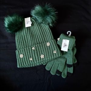 Disney Parks Christmas Pom Pom Minnie Ears Beanie